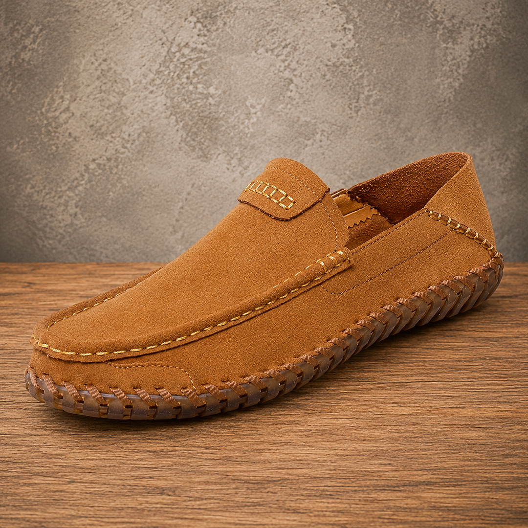 Premium Suede Slip-Ons