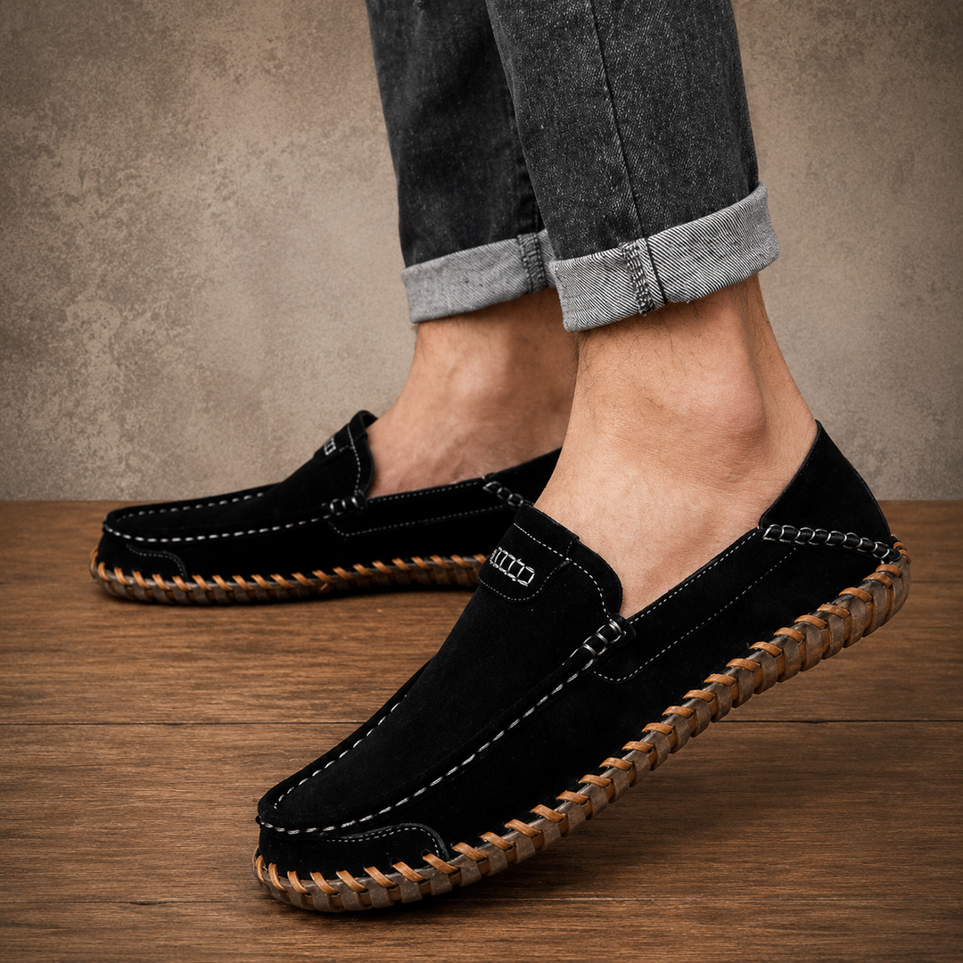 Premium Suede Slip-Ons