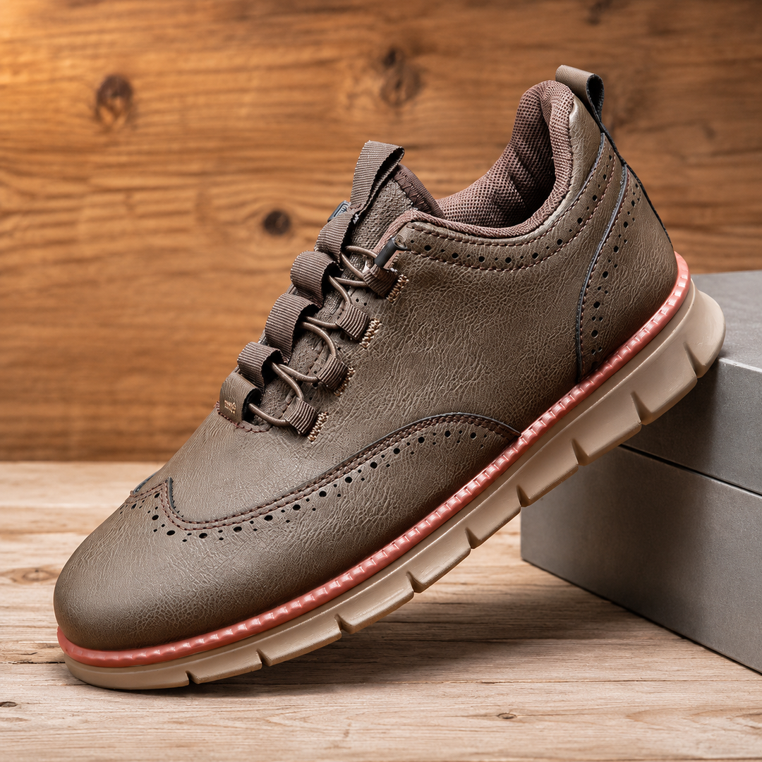 Genuine Leather Sneakers